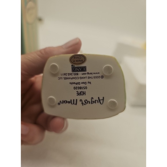 Retired Lang August Moon "Hope" Angel Figurine 2005  Dan DiPaolo New - Picture 5 of 7